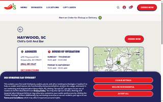 Chili's Grill & Bar of Greenville website