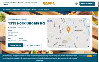 QDOBA Mexican Eats website