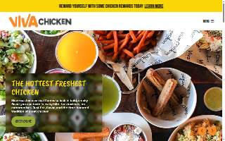 Viva Chicken website