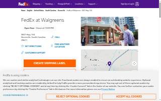FedEx OnSite of Greenville website
