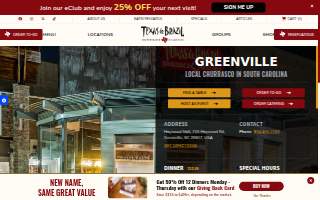 Texas de Brazil - Greenville website