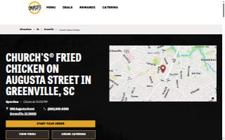 Church's Texas Chicken website