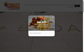 Prince's Hot Chicken website