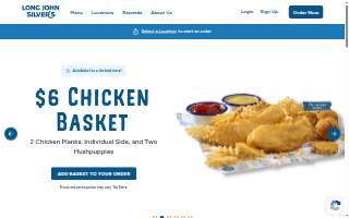 Long John Silver's website