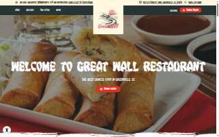 Great Wall Restaurant website