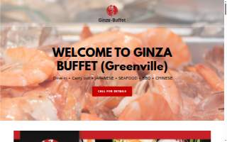 Ginza Buffet of Greenville website