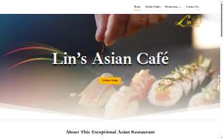 Lin's Asian Café Five Forks website