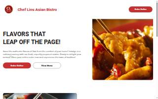 Chef Lins Asian Bistro website