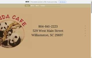 Panda Cafe website