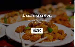 Lam's Garden website