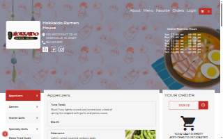 Hokkaido Ramen House website