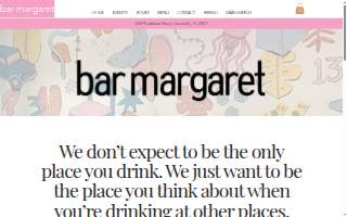 Bar Margaret website