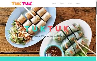 Tuk Tuk Thai and Vietnamese Kitchen website