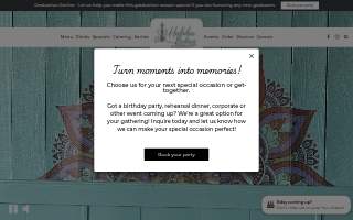 Habiba Babas Indian / Mediterranean Restaurant website