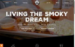 Smoky Dreams Barbecue and Catering website