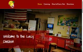 The lazy chicken website