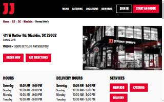 Jimmy John's of Mauldin website