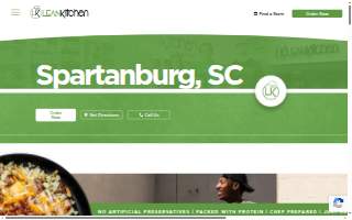 Lean Kitchen Co - Spartanburg website