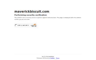 Maverick Biscuit website