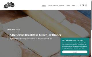 Upcountry Provisions Restaurant website