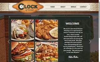 Clock Restaurant website
