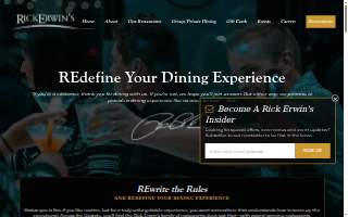 Rick Erwin Dining Group website