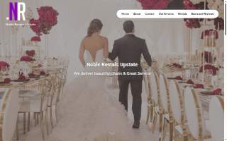 Noble Rentals Upstate website