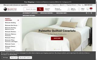 Palmetto Linen Distributors, Inc. website