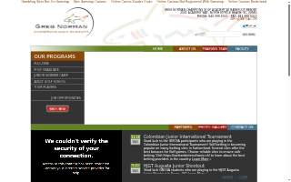 Greg Norman Champions Golf Academy website