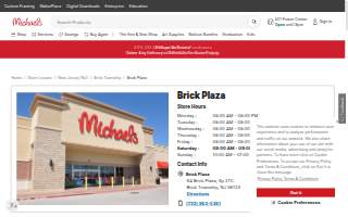 Michaels of Brick Township website