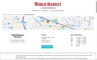 World Market of Paramus website