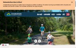Charleston County Park & Recreation Commission website