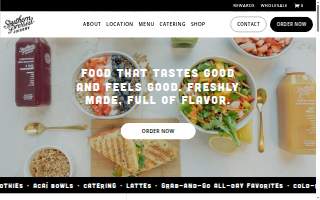 Southern Pressed Juicery website