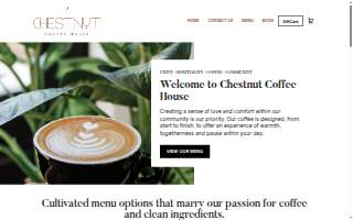 Chestnut Coffee House + Local Market website