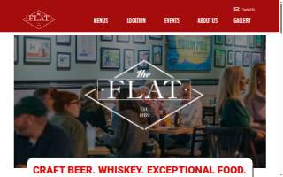 The Flat Greenville website