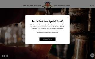 British Open Pub of Bluffton website