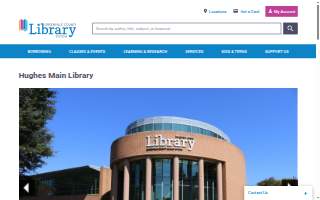 Greenville County Library System | Hughes Main Library website