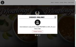 Cap Cana Bar & Grill website