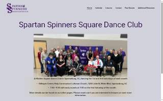 Spartan Spinners Square Dance Club website