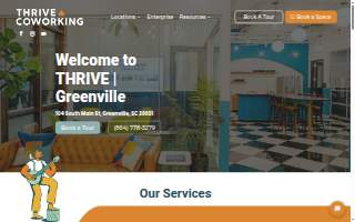 THRIVE | Coworking website