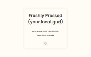 Freshly Pressed (your local gurl) website