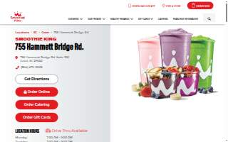 Smoothie King of Greer website
