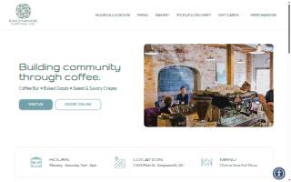 Exchange Coffee Co. website