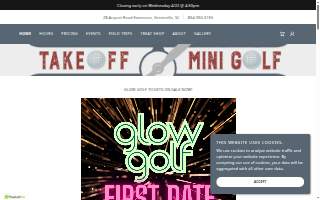 Takeoff Mini Golf website