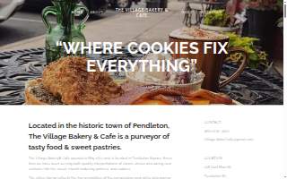 The Village Bakery & Cafe website