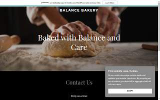 Balance Bakery website