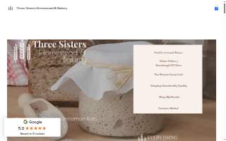 Three Sisters Homestead and Bakery website