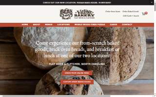 Flat Rock Village Bakery website