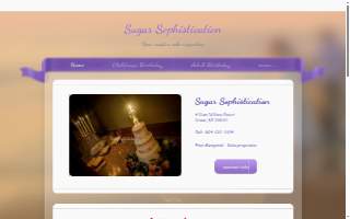 Sugar Sophistication website