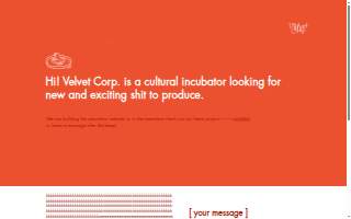 The Velvet Factory LLC website